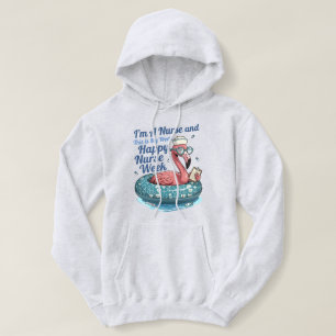ik ben een verpleegster en dit is mijn week gelukk hoodie
