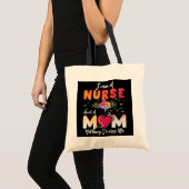 Ik ben een verpleegster en een moeder... niets maa tote bag (Voorkant (product))