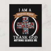 Ik ben een verpleegster, godzijdank... niets maakt briefkaart (Voorkant)