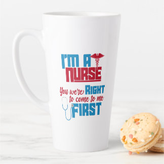 Ik ben een verpleegster. Je had gelijk in een grap Latte Mok