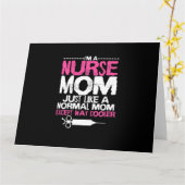 Ik ben een verpleegster, net als een normale moede kaart (Gele Bloem)