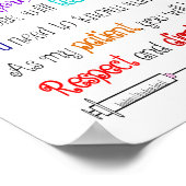 Ik ben een verpleegster Poster (Hoek)