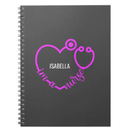 Ik ben een verpleegster, Stethoscoop, gepersonalis Notitieboek