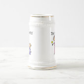 Ik ben een verpleegster T-shirts en geschenken Bierpul (Center)