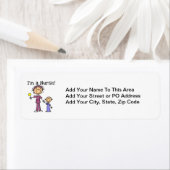 Ik ben een verpleegster T-shirts en geschenken Etiket (Insitu)