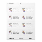 Ik ben een verpleegster T-shirts en geschenken Etiket (Full Sheet)