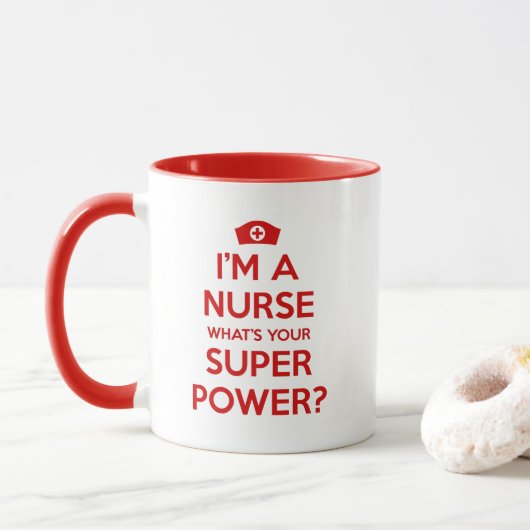 Ik ben een verpleegster. Wat is jouw Superpower Mo Mok (Met donut)