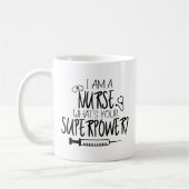 Ik ben een verpleegster wat je Superpower Koffee-M Koffiemok (Links)