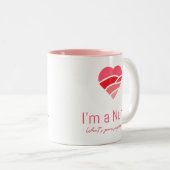 Ik ben een verpleegster wat uw Mok van Superpower  (Voorkant rechts)