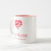 Ik ben een verpleegster wat uw Mok van Superpower  (Voorkant links)