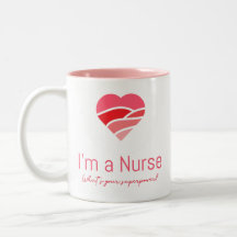 Ik ben een verpleegster wat uw Mok van Superpower 