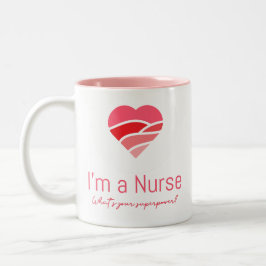 Ik ben een verpleegster wat uw Mok van Superpower 