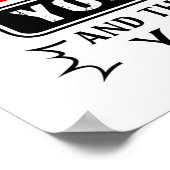 Ik ben een verwende kleinzoon van een gekke opa poster (Hoek)