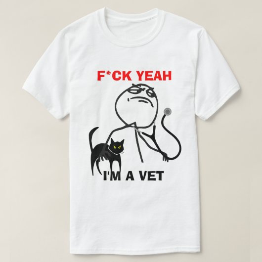 Ik ben een Vet T-shirt (Design voorkant)