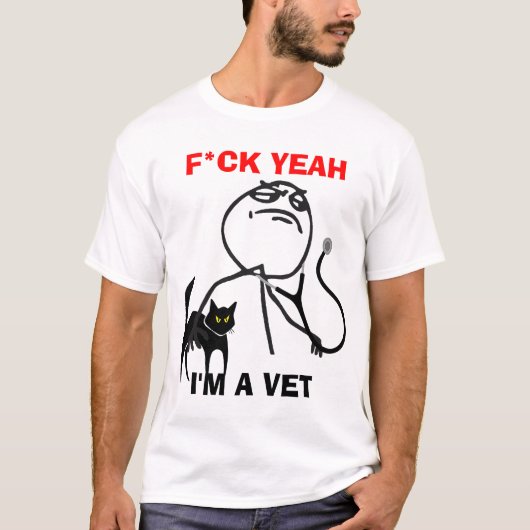 Ik ben een Vet T-shirt (Voorkant)