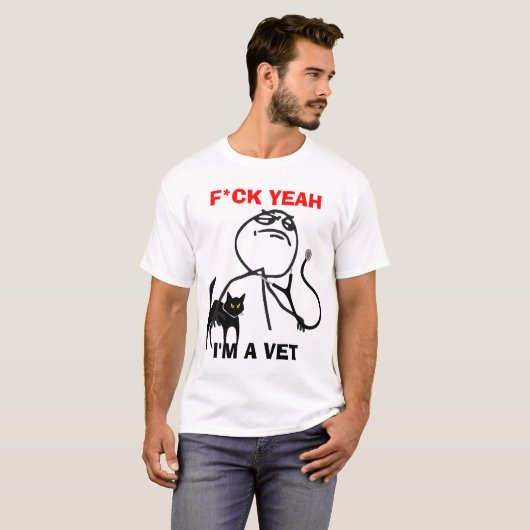 Ik ben een Vet T-shirt (Voorkant volledig)