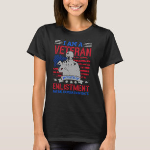 Ik ben een veteraan - de perfecte Amerikaanse Hero T-shirt