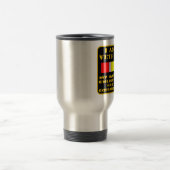 Ik ben een veteraan die mijn eed van inschrijving  reisbeker (Center)