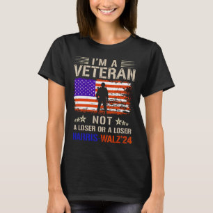 Ik ben een veteraan, geen sukkel of verliezer tege t-shirt