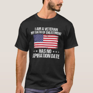 Ik ben een Veteraan. Mijn eed van inschrijving hee T-shirt