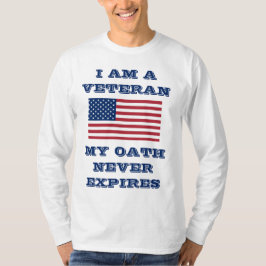 Ik ben een veteraan t-shirt