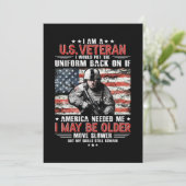 Ik ben een veteraan uit de V.S., ik kan langzamer  Save The Date (Staand voorkant)