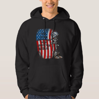 Ik ben een veteraan zoals mijn vader en mijn groot hoodie