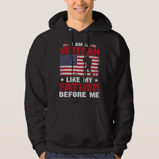 Ik ben een veteraan zoals mijn vader voor mij 306 hoodie