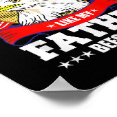 Ik ben een veteraan zoals mijn vader voor mij Memo Poster (Hoek)