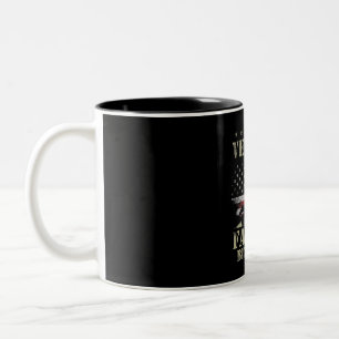 Ik ben een veteraan zoals mijn vader voor mij Shir Tweekleurige Koffiemok