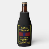 IK BEN EEN VETERAN FLESJESKOELER (Fles Voorkant)