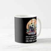 Ik ben een videograaf Ik klik-klik-klik op de c Koffiemok (Voorkant rechts)