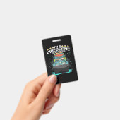 Ik ben een videospelontwikkelaar badge (Handheld)