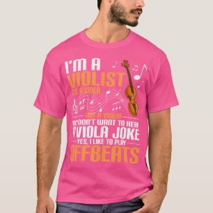 Ik ben een violist - Viola-speler Jazz Music Lover T-shirt
