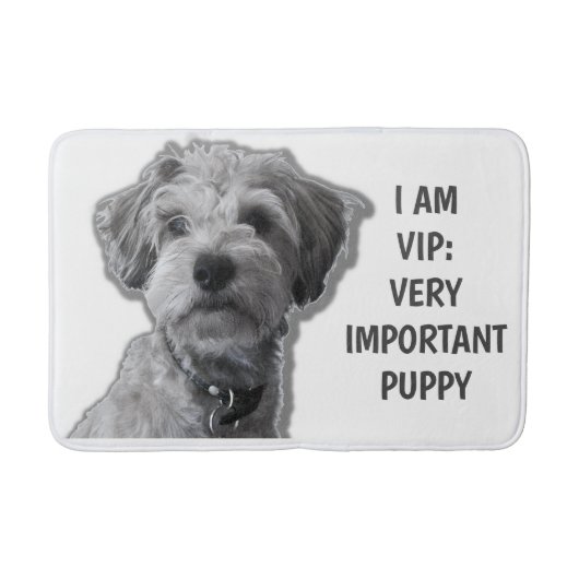 Ik ben een VIP: Zeer belangrijke papaver, schattig Badmat (Voorkant)