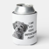 Ik ben een VIP: Zeer belangrijke papaver, schattig Blikjeskoeler (Blikje Voorkant)