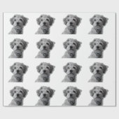 Ik ben een VIP: Zeer belangrijke papaver, schattig Cadeaupapier (Vlak)