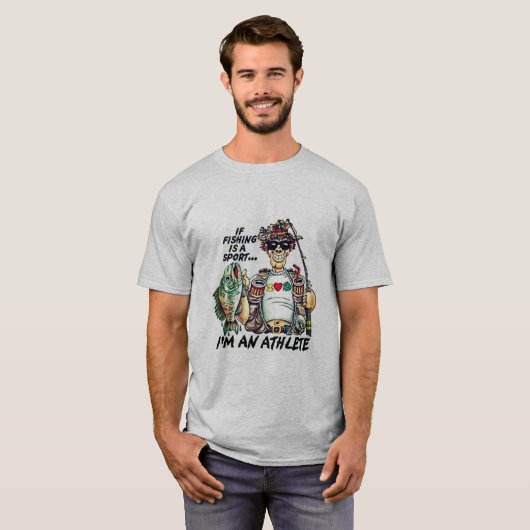 Ik Ben Een Visatleet T-shirt (Voorkant volledig)