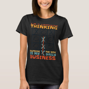 Ik Ben Een Visliefhebber Die Buiten De Kist Denkt T-shirt