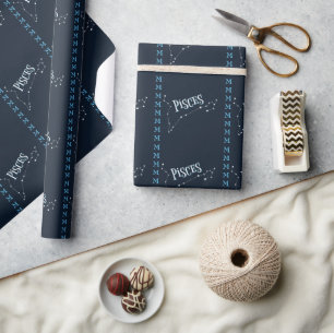 Ik ben een Vissen sterrenbeeld.Trendy Vissen Sterr Cadeaupapier