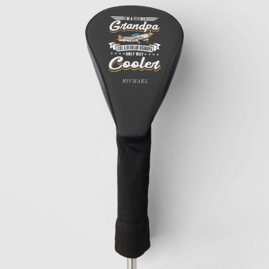 Ik ben een vliegende vliegende vliegende opa, alle golfheadcover (Voorkant)