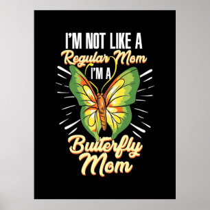 Ik ben een vlindermam poster