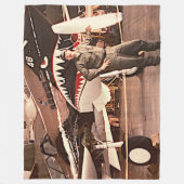 IK BEN EEN VLOEISTOFFER VAN DE VLOEISTOFFER FLEECE DEKEN (Voorkant)