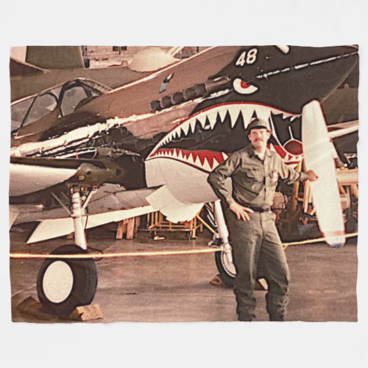 IK BEN EEN VLOEISTOFFER VAN DE VLOEISTOFFER FLEECE DEKEN (Voorkant (Horizontaal))