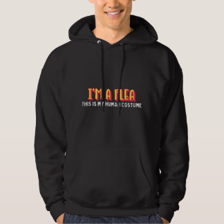 Ik ben een vlooi, dit is mijn menselijke kostuum h hoodie