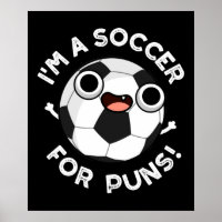 Ik ben een voetbalspeler voor Puns Funny Sports Pu