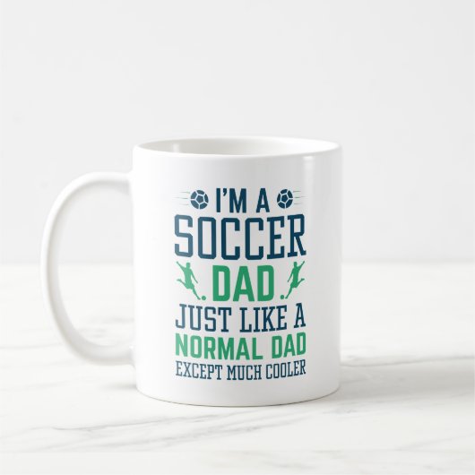 Ik Ben Een Voetbalvader Koffiemok (Links)