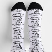 Ik ben een volleybalcoach om tijd te besparen sokken (Top)