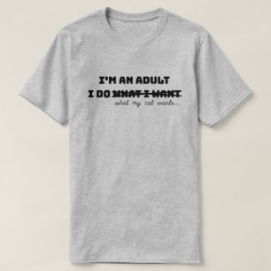 Ik ben een Volwassene Ik Doe Wat Ik Wil T-shirt