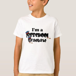 Ik ben een voorschool Afstuderen T-shirt